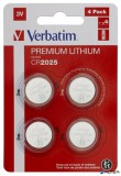 Gombelem, CR2025, 4 db, VERBATIM "Premium"
