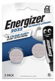 Gombelem, CR2032, 2 db, színjelző, ENERGIZER Ultimate Lithium Performance (EECR2032L)
