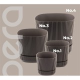 GONDOL IRIS G-438 PERA SQUARE virágcserép 2.300ml 166x166x150mm (G-438)