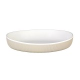 GONDOL IRIS G-806 SHELL OVAL kétszínű tányér 185x138x30mm