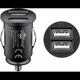 Goobay 44177 Autós USB-A töltő - Fekete (5V / 2.4A) (44177)