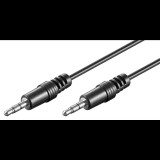 Goobay 51659 - Audio kábel 2.5m (3.5mm jack apa - 3.5mm jack apa) (51659)