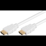 Goobay 61025 HDMI 2.0 - HDMI 2.0 Kábel 15m - Fehér Bontott termék!