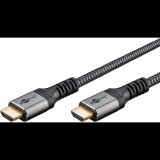Goobay 65262 Ultra High Speed HDMI 2.1 - HDMI 2.1 Kábel 3m - Szürke (65262)