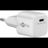 Goobay 65404 USB Type-C GaN Hálózati töltő - Fehér (20W) (65404)