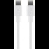 Goobay 66317 USB-C apa - USB-C apa 2.0 Adat és töltő kábel 1m - Fehér (JAB-4780426)