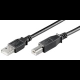 Goobay 68901 USB-A apa - USB-B apa 2.0 Adatkábel - Fekete (3m) (68901)