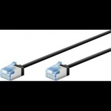 Goobay 74315 U/FTP Cat6a Patch kábel 0.15m - Fekete (74315)