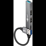 Goobay 74458 USB-A 3.2 HUB 4-port - Szürke (74458)