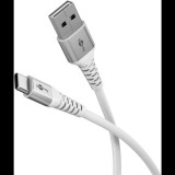 Goobay 74530 USB-A apa - USB-C apa 2.0 Adat és töltőkábel 1m - Fehér (74530)
