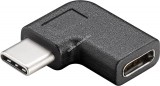 Goobay adapter USB C > USB C  90 fokos csatlakozó