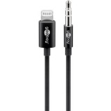 Goobay Apple Lightning 8 pin - audio 3, 5 mm jack M 1m Black (66805)