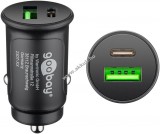 Goobay autós gyorstöltő USB-C Power Delivery 27W (12/24V) - Kiárusítás! - A készlet erejéig!