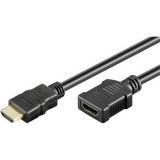 Goobay HDMI M/F video jelkábel 3m fekete hosszabbító (WENT31938) (WENT31938) - HDMI