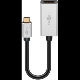 Goobay USB-C apa - HDMI anya Átalakító Adapter - Szürke (60194)