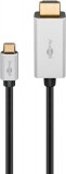 Goobay USB-C (apa) - HDMI (apa) kábel, 2 m (8k 30Hz)