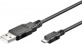 Goobay USB kábel (USB 2.0) micro USB csatlakozóval 5m - Kiárusítás!