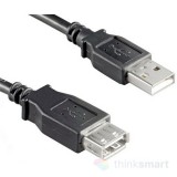 Goobay USB Verl AA 030 HiSpeed 0.3m USB kábel 0,3 M USB A Fekete