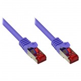 Good Connections 8060-005V S/FTP CAT6 RJ45 Patch kábel 0.5m - Lila (8060-005V)