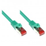 Good Connections 8060-030G S/FTP CAT6 RJ45 Patch kábel 3m - Zöld (8060-030G)