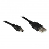 Good Connections CSATLAKOZÓKÁBEL USB 2.0 A - MINI B 0,15M (3310-AM01)