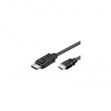 Good Connections Displayport 1.2 apa - HDMI 1.4 apa Kábel 1m - Fekete (DP-HDMI1)