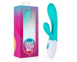 Good Vibes Only Blis Rabbit - csiklókaros vibrátor (türkiz)