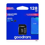 Goodram microSDHC 128GB Class 10 memóriakártya SD adapterrel Artisjus matricával - M1AA-1280R12