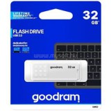 GoodRam Pendrive 32GB, UME2 USB 2.0, Fehér (UME2-0320W0R11)