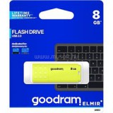 GoodRam Pendrive 8GB, UME2 USB 2.0, Sárga (UME2-0080Y0R11)