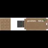 Goodram UME3 Eco Friendly USB flash meghajtó 64 GB USB A típus 3.2 Gen 1 (3.1 Gen 1) Barna (UME3-0640EFR11)