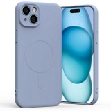 Goospery Mercury MagSafe félszilikon iPhone 15 Plus 6,7" levendula tok