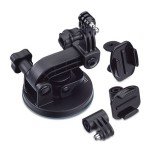 Gopro suction cup mount fekete sportkamera tartó aucmt-302