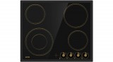 Gorenje EC642CLB Beépíthető rusztikus HighLight üvegkerámia főzőlap tekerőgombokkal SAJÁT KÉSZLET!