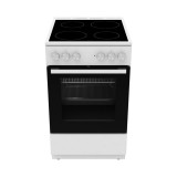 Gorenje GEC5A41WG 4 zóna, 62 l, 8.6 kW fehér-fekete elektromos tűzhely