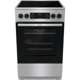 Gorenje GECS5C70XA inox, szabadonálló, kerámialapos, elektromos, főzőzóna: 4, sütő:70L, grill, tűzhely