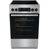 Gorenje GECS5C70XA inox, szabadonálló, kerámialapos, elektromos, főzőzóna: 4, sütő:70L, grill, tűzhely