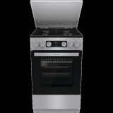 Gorenje GK5C42SH-B Inox, szabadonálló, gáz, kombinált, főzőzóna: 4, sütő:70L, grill, tűzhely