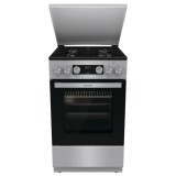 Gorenje GK5C42SH-B Kombinált 4 zónás szabadonálló Gáz/Elektromos Tűzhely - Ezüst (GK5C42SH-B)