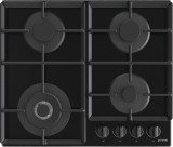 Gorenje GTW641EB főzőlap Fekete Beépített 60 cm Gáz 4 zóna