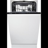 Gorenje GV520E10 Beépíthető mosogatógép, 9 teríték,9,5 L,5 prog.,47 dB,E,Alsó evőeszk.,45 cm, Autom.ajtónyit.nélkül (GV520E10)