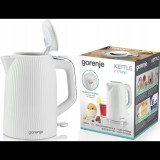 Gorenje K17DPW vízforraló, max. 2200 W, 1,7 liter, LED visszajelző, automatikus kikapcsolás, kábeltároló (K17DPW)