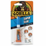 GORILLA Super Glue pillanatragasztó egyedülálló gumirészecskékkel 3gramm