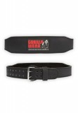 Gorilla Wear 4 Inch Padded Leather Lifting Belt (fekete/piros)