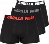 Gorilla Wear Boxershorts 3-pack (fekete)