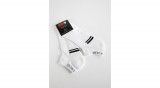 Gorilla Wear Quarter Socks 2-pack zokni (Fehér)