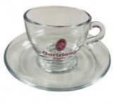 GORIZIANA üveg espresso kávéscsésze és alj