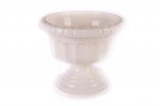 Görög váza, 25 cm, fehér műanyag (87)