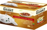 Gourmet Gold falatok szószban nedves macskaeledel - Multipack (4 csomag | 4 x 4 x 85 g | 16 db konzerv) 1.36kg