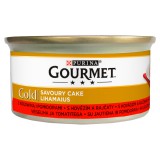 Gourmet Gold konzerves eledel marhahússal és paradicsommal 85 g